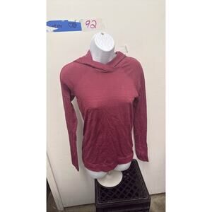 Lululemon Rest Less Hoodie Women's Violet Red LS Pullover Sz 4/6